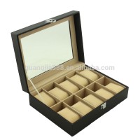 High quality 10 slots wood watch display box with a competitive price